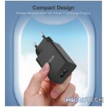 Pro U20 10W USB-A Travel Wall Charger + USB-C Cable - White - Image 5